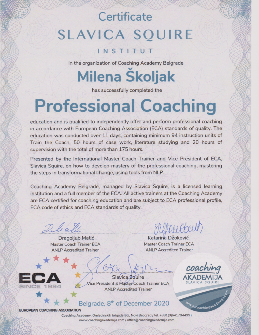Coaching sertifikat